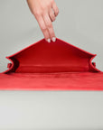 Infinite Handbag / Large Clutch Scarlett Red