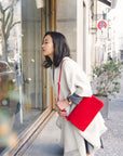 Infinite Handbag / Large Clutch Scarlett Red