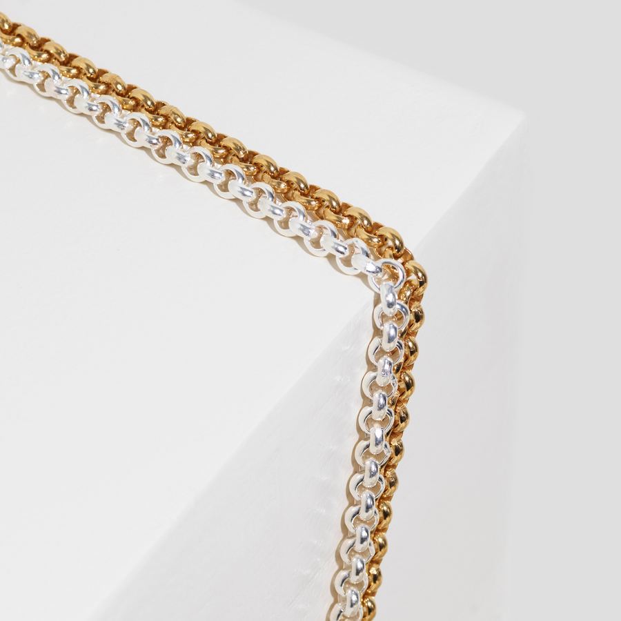 Silverplated Brass Chain