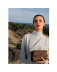 Natural Nuance Essentials Bag in Terra Brown. Made with vegetable tanned leather. 