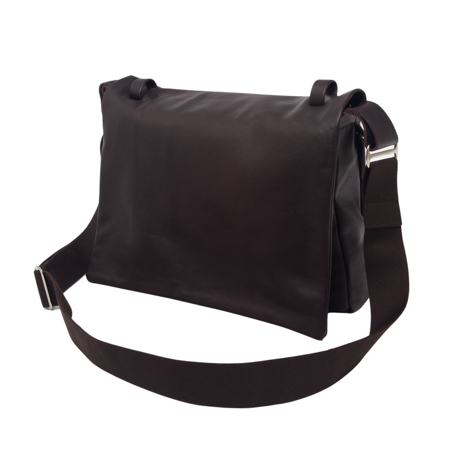 Philosophy Messenger Bag - Dark Brown