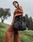 Philosophy Shopper Black with Essentials Bag