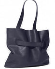 Navy blue handbag